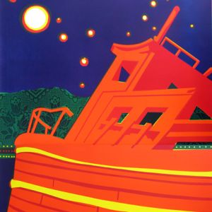 Love Boat, 2007 - lithograph - ca 120 x 90 cm