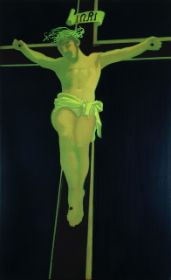 Green Crucifix, 2008 oil on canvas 220 x 150 cm.jpg