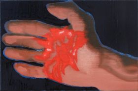 His Right Hand, 2009 oil on canvas 40 x 60 cm.jpg